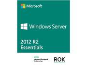 HPE ROK License MS Windows Server 2012 R2 Essentials 64 bit